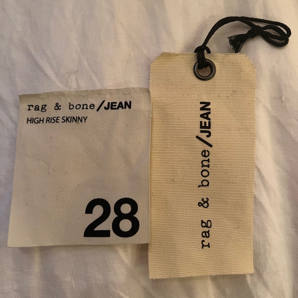 NWT Rag & Bone High Rise Skinny Jeans - Picture 2 of 16